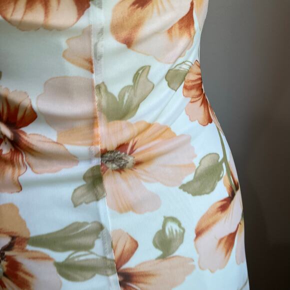 Y2K Vintage Ruby Fox Floral Mesh Danity Romantic Dress Size Medium - Picture 7 of 8